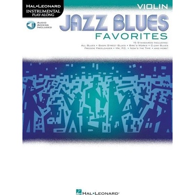 Jazz Blues Favorites Violin noty na housle + audio