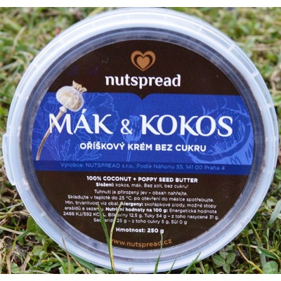 Nutspread MAKOVÉ Máslo 250 g