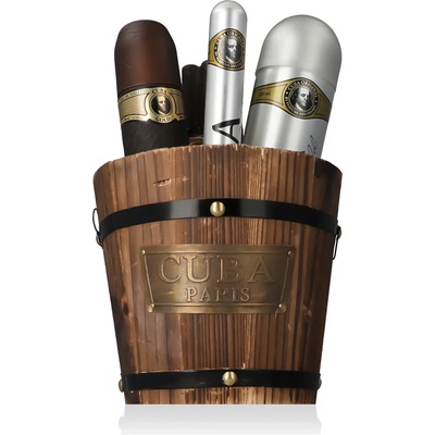 Cuba Royal Подаръчен комплект EDT 100 ml + EDT 35 ml + спрей за тяло 200 ml + афтършейв 100 ml опция Silver