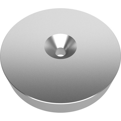 Neodymový magnet s 10mm otvorom, ⌀100x20mm, N50