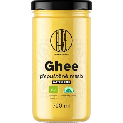 BrainMax Pure Ghee přepuštěné Máslo Ghí Bio 720 ml – Zboží Dáma