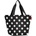 Reisenthel Чанта тип торба Shopper на бели точки M (ZS7073)