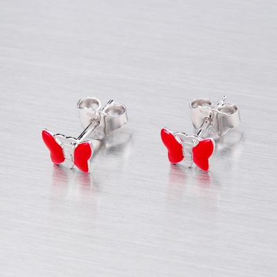 Motýlci náušnice M604216Č