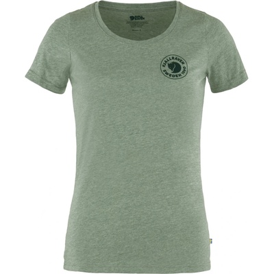 Fjällräven Дамска тениска Fjällräven Women's 1960 Logo T-shirt - Patina Green / Melange (116-5715-0513)