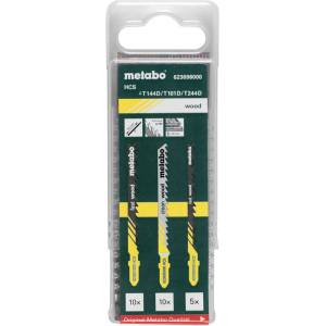 Metabo - Комплект от 25 броя пилни листа за дърво 623698000 (623698000)