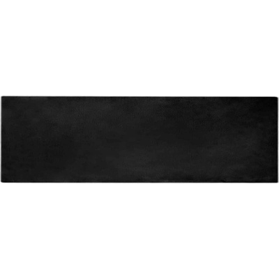 vidaXL Противоплъзгащ килим от изкуствен заек Olite Черно 80 x 250 cm (42021722)