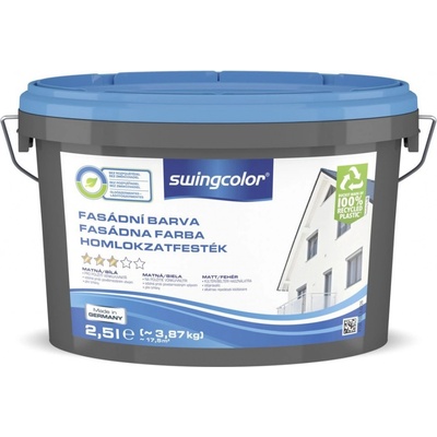 Swingcolor Fasádna farba biela 2,5 l