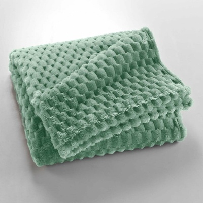 douceur d'intérieur Mini Frosty deka light /zelená 125x150