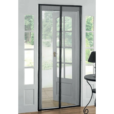 Strend Pro Sieť , 218x96 cm, proti hmyzu a komárom, na balkónové dvere, 9x magnet, čierna