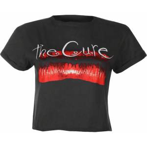 AMPLIFIED дамска тениска (crop top) THE CURE - LIPS - CC - AMPLIFIED - ZAV430F64_CC
