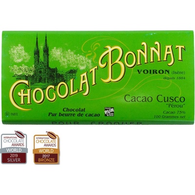 Bonnat Cacao Cusco Pérou 75% 100 g