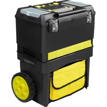 tectake 403598 nástrojový vozík johnny černá/žlutá