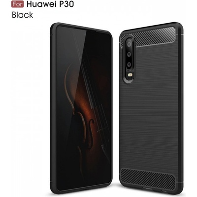 Púzdro Huawei P30 karbónové čierne