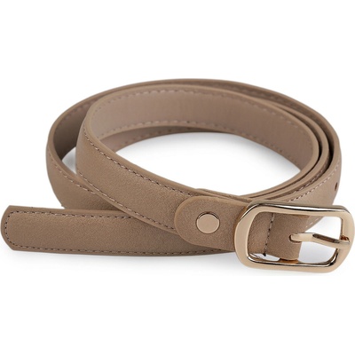 Dámský pásek střední 1 béžová zlatá