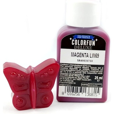 Colorfun Barva do pryskyřice fuchsiová 25 ml – Hledejceny.cz