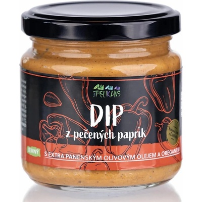 The Pelikans Dip z pečených červených paprik Jemný 170 g