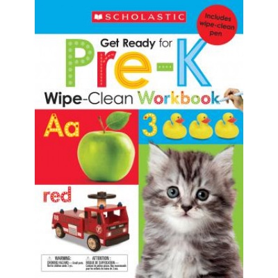 Wipe-Clean Workbook: Get Ready for Pre-K Scholastic Early Learners