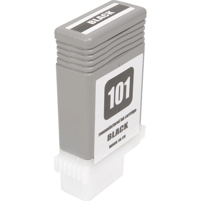 Tonerhub Обновен мастилен пълнеж 0883B001, PFI101BK, 130ml за принтери Canon (BULK) (0883B001)