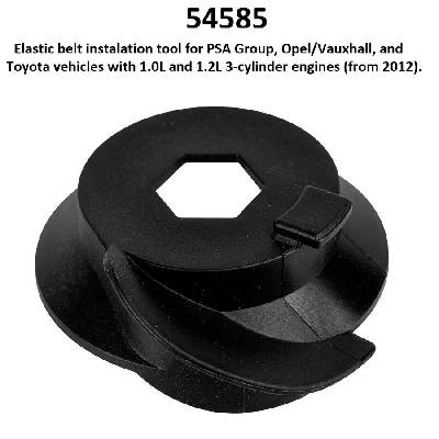 Инструмент за монтаж на еластични ремъци на psa 1.0 и 1.2l двигатели - oem 0109-1b / en-52112-2 ; jbm 54845