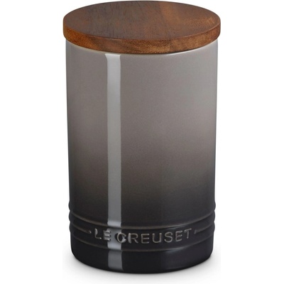 Le Creuset Кухненски буркан за съхранение SIGNATURE 770 мл, FLINT, керамика с глазура, Le Creuset (LECR70819774440099)