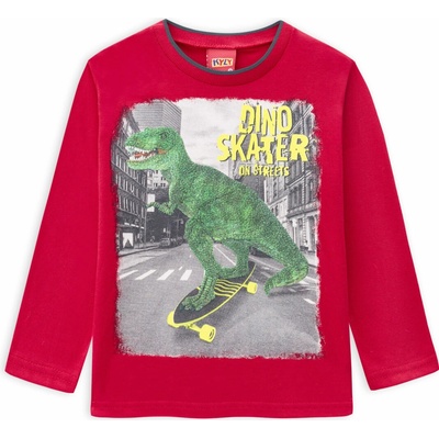 Kyly tričko Dino Skater červené