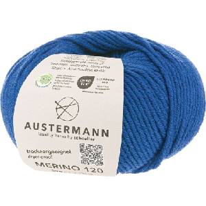 Austermann Merino 120 97613-132 Royal Blue Плетива прежда (97613-132)