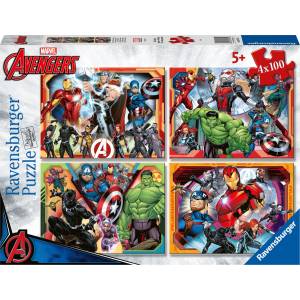 Ravensburger - Puzzle 4x100 Mighty Avengers - 100 piese