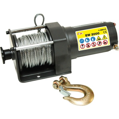 DEMA Offroad elektrický lanový navijak s diaľkovým ovládaním EW 2000 H 68010D