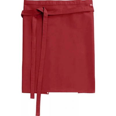 CG Workwear Gastro zástěra Roma odolná proti pomačkání Červená CGW123