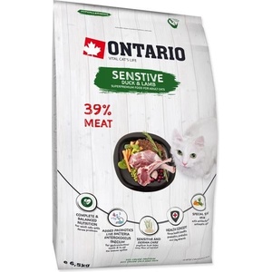 ONTARIO Cat sensitive/Derma храна за котки 6, 5 кг (213-10627)