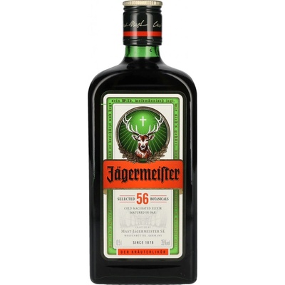 Jägermeister 35% 0,5 l (čistá fľaša)
