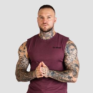 GymBeam Мъжки Топ TRN Tank Top Eggplant XXL
