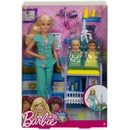 Bábiky Barbie Barbie povolania herný set s bábikou Detská lekárka