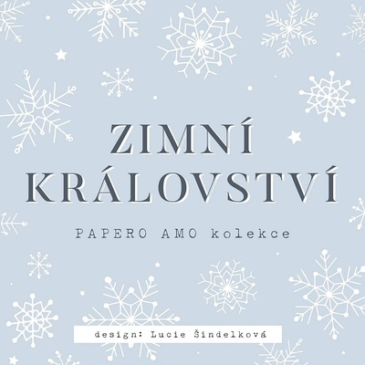 PAPERO AMO ♥ KREATIVNÍ SADA - ZIMNÍ KRÁLOVSTVÍ