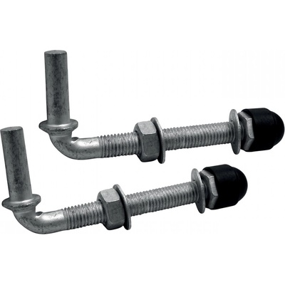 PILECKÝ Pant pro branku DARCROMET regulovatelný M12 x 130 mm pozinkovaný 2 ks