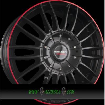 BORBET CW3 7,5x18 6x139,7 ET45.00 - black glossy red ring