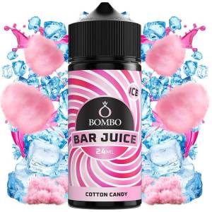Bombo Bar Juice Cotton Candy Ice 24ml/120ml - boombvaping - 35,19 лв