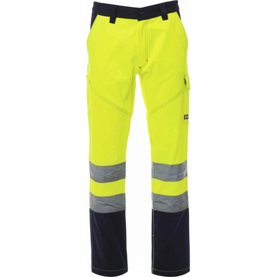 Payper CHARTER reflexné nohavice pánske Fluorescent yellow Steel grey