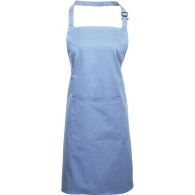 Premier Workwear Pracovní zástěra za krk s kapsou PR154 Midblue Pantone 2718 72x86cm
