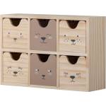 Bloomingville Дървен органайзер за детски играчки в естествен цвят 27x8x18 cm Calle - Bloomingville Mini (82062613)
