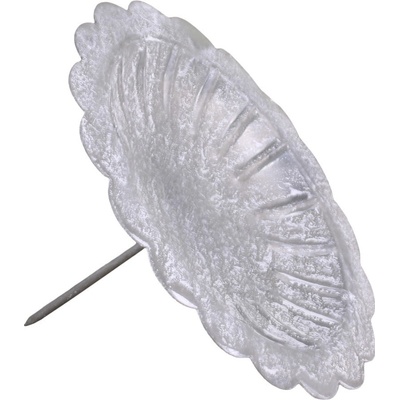 Zinkový antik zapichovací stojan na svíčku na věnec - Ø 10*6 cm - Chic Antique