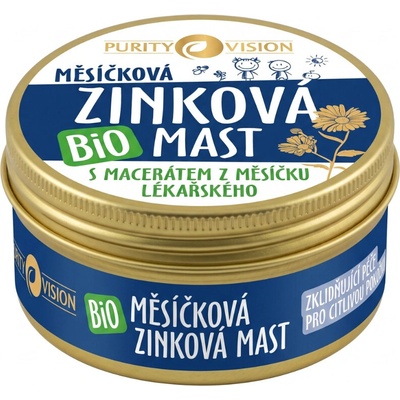 PURITY VISION Bio Měsíčková Zinková mast 220 ml