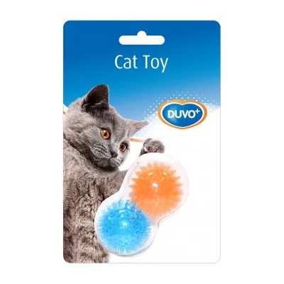 Duvoplus играчка за котки, топки таралежи, дентална грижа, 2 броя, 4, 5х4, 5 см, Белгия - 1717031