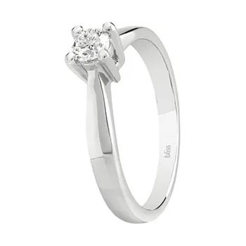 Bliss Дамски златен пръстен с диамант Bliss 20077652 (20077652)