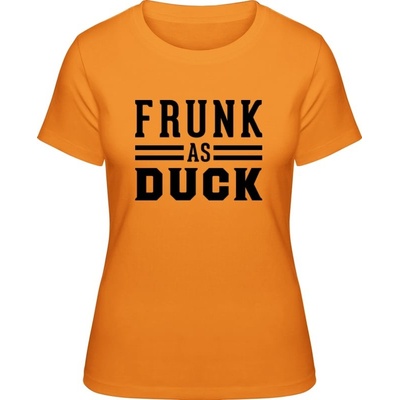 Premium Tričko Opilý jako kačka Oranžová
