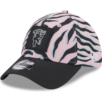 New Era 39THIRTY AOP ZEBRA MANCHESTER UNITED ružová
