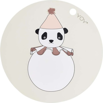 OYOY Panda Pompom подложка за чиния, панда, 39 см (M107495)