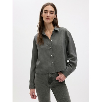 GAP Кроп риза GAP GAP | Siv | ЖЕНИ | L