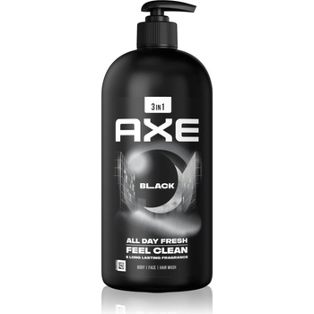 AXE Black душ-гел за лице, тяло и коса 900ml