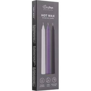 EasyToys Sensual Hot Wax - сет от BDSM свещи за тяло - 3 броя